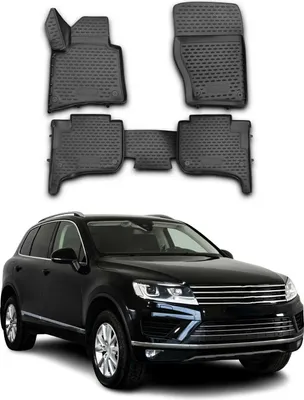 Obrázek produktu pro 2010-2016 Porsche Cayenne Podlahové rohože TPE černé 4 ks