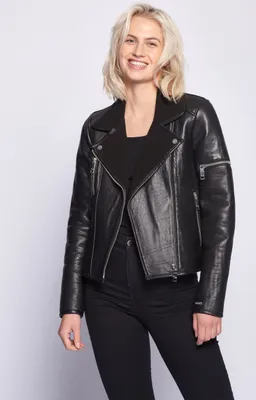 Produktbild von Maze Lederjacke 4201910 Damen black L