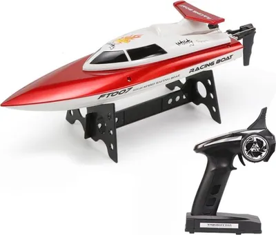 Immagine prodotto di HELIWAY FT007 4 canali 2.4GHz R/C Racing Boat Speed Boat Giocattolo per bambini con telecomando (rosso)