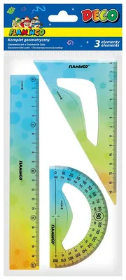 Immagine prodotto di Set geometrico Deco, 3 pezzi, 20 cm, Flamingo