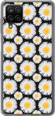 Produktbild von MuchoWow® Handyhülle Schutzhülle Hülle für Telefoonhoesje Samsung Galaxy A12 Muster - Gänseblümchen - Blumen - Mädchen - Kinder - Kinder Silikon Softcase Handy Hülle - Bild