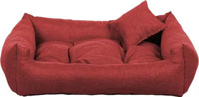 Immagine prodotto di Letto rettangolare per cani SAWANA, rosso - 55 cm x 45 cm