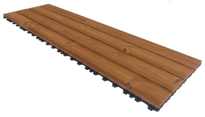 Produktbild von ONEK Klickfliese Holz natur Smartdeck 40 x 120 x 2,5 cm 1 Stück