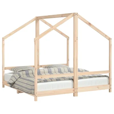 Produktbild von vidaXL Kinderbett 2x(80x160) cm Massivholz Kiefer