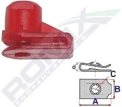 Produktbild von ROMIX Clip Zier- / Schutzleiste C60100 für BMW 5 Touring (F11) 5 Limousine (F10)