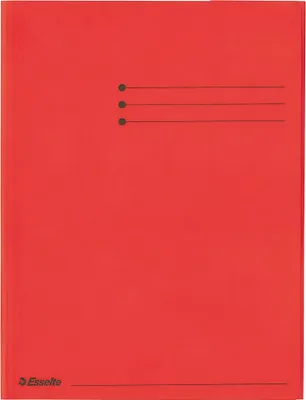 Produktbild von Esselte 44228, Konventioneller Dateiordner, A4, Karton, Rot, 240 mm, 318 mm