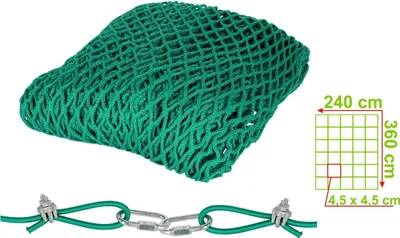 Produktbild von AVERDE Futtersparnetz Heunetz 3,6 x 2,4 m, 4,5 cm Maschenweite