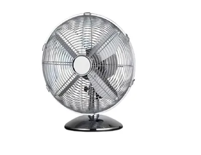 Produktbild von AKAI Tischventilator 30 cm - 35 W - 3 Geschwindigkeiten - 4 Aluminiumflügel - Rechts-/Linksoszillation - manuell verstellbare Neigung hoch/tief