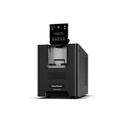 Produktbild von CyberPower PR1500ELCD Line-Interactive USV 1500VA/1350W Tower, Reine Sinsuwelle, AVR, LCD, Ausgang (8) IEC, RJ45 Lan Protection, RS232, USB (HID), EPO, Expansion Port für opt. Netzwerkkomunikation, Line-Interaktiv, 1,5 kVA, 1350 W, Reiner Sinus, 151 V, 301 V