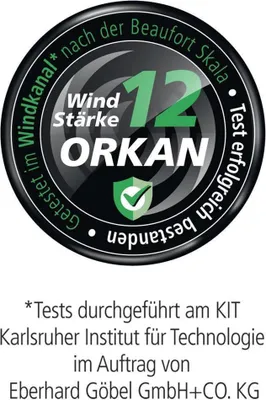 Produktbild von EuroSCHIRM Swing liteflex, Volle Größe, Regenschirm, Rund, Blau, Fiberglas, Polyester