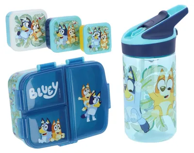 Image de Ensemble de repas Bluey : gourde, boîte à lunch et boîte à goûter