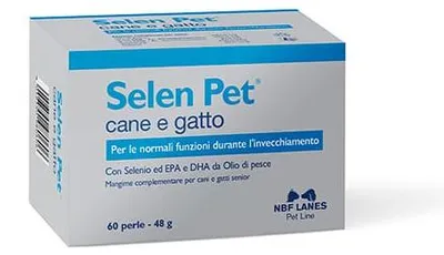 Produktbild von Selen Pet für Hunde und Katzen, 60 Kapseln – zur Unterstützung eines normalen Alterungsprozesses bei Hunden und Katzen