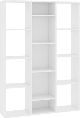 Produktbild von Raumteiler/Bücherregal Weiß 100x24x140 cm Holzwerkstoff