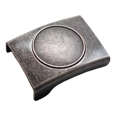 Produktbild von Koppelschloss neutral ohne Motiv Handwerk und Zunft – vintage - eisengrau - für 4,5 cm breite Koppelgürtel
