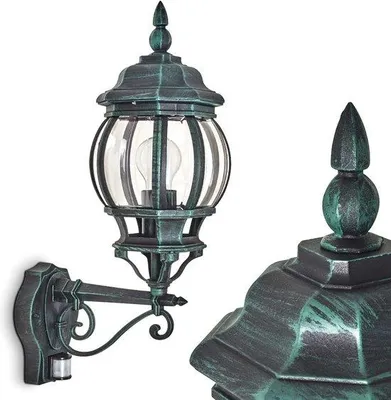 Produktbild von Geschmiedet Aluminium Wandlampe für Außen, E27 Fitting, Terras und Garten geeignet
