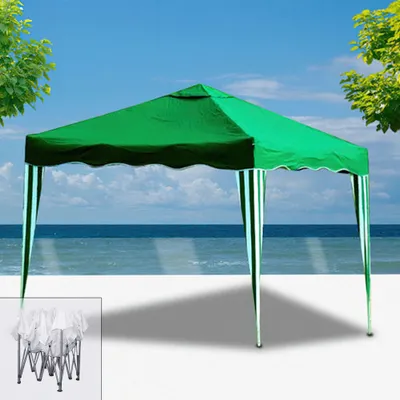 Image de Papillon Pergola 3x3 mètres pliable vert