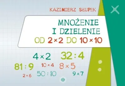 Immagine prodotto di Karty Pracy - Mnożenie i dzielenie od 2 x 2 do 10 x 10