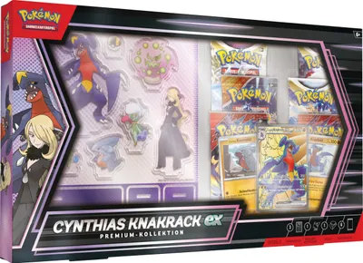Produktbild von Pokémon-TCG: Cynthias Knakrack-ex Premium-Kollektion