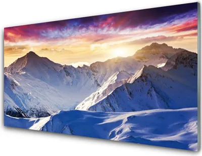 Produktbild von Acrylglasbilder 100x50 Wandbild Druck Gebirge Landschaft