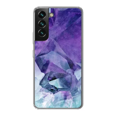 Produktbild von MuchoWow® Handyhülle Schutzhülle Hülle für Samsung Galaxy S22 Mineralien - Naturstein - Kristalle Silikon Softcase Handy Hülle - Mobiltelefonhülle