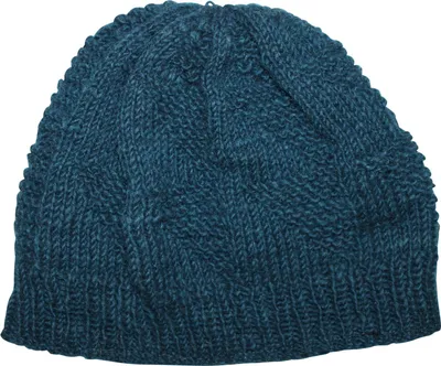 Produktbild von Wollmütze - blau - warme Strickmütze