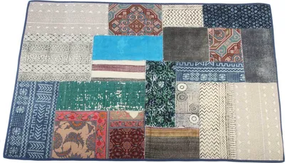 Produktbild von Orientalischer Patchwork Teppich Babita