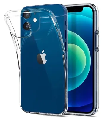 Produktbild von Mobigear Ultra Thin Durchsichtig iPhone 12 Mini Hülle Flexibles TPU Extra Dünn Backcover - Transparent