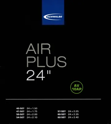 Produktbild von Schwalbe Air Plus Schlauch 24" 40/62-507 Autoventil AV10AP Fahrradschlauch