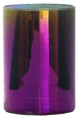 Produktbild von Dekoglas Vase LEVI ESSENTIALS Zylinder Luster purple H. 20cm Hakbijl