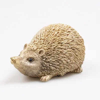 Zdjęcie produktu dla Dekoracja inspirowana porą roku, figurka jeża, średniozłota, 11 x 7 x 6 cm