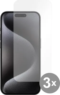 Produktbild von Schutzfolie Apple iPhone 15 Pro - Panzerglas - Cazy - Transparant