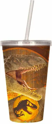 Immagine prodotto di Kubek 3D z Słomką Jurassic World Dominion, Pojemność 500 ml, Licencjonowany