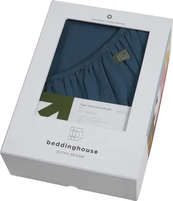 Produktbild von Beddinghouse Dutch Design Splittopper Spannbettlaken Organic Elasthan TDS Farbe Grey Größe 200x200/220