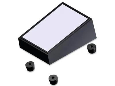 Image de Boîtier TEKO, 101.9, ABS, noir, 85 x 56 x 37 mm, pupitre