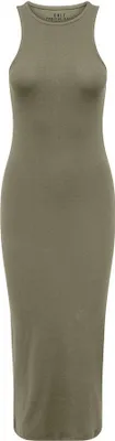 Image de Only Betty robe longue sans manches vert L femme vert L