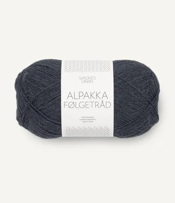 Produktbild von Sandnes Alpakka Folgetrad 50g 6581 mork grabla