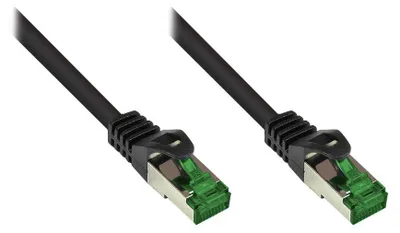 Produktbild von Good Connections Patchkabel Outdoor CAT6a S/FTP 15m schwarz 500MHz