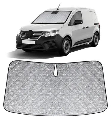 Image de Cache-pare-brise pliable pour Renault Kangoo III XFK (2021-2026), protège du soleil et des rayons UV