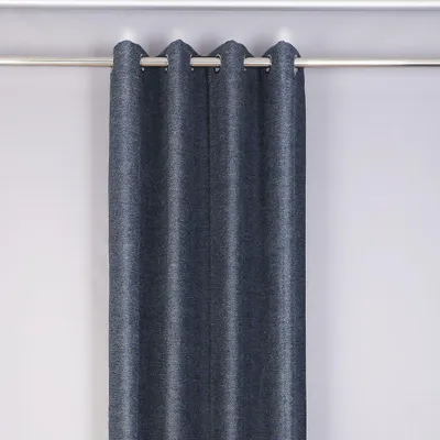Productafbeelding van Gordijn, blauw gemêleerd
