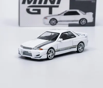 Image de Nissan Skyline GT-R (R32) Veilside Combat C-I 2011 RHD blanche - Mini GT 1:64
