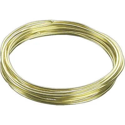 Produktbild von KNORR PRANDELL 216464300 Aluminiumdraht 3 m Ø 3 mm goldfarben