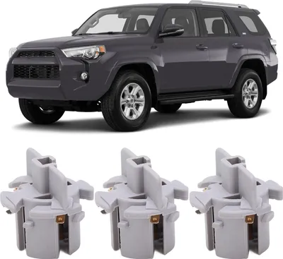 Zdjęcie produktu dla 3-częściowy zestaw gniazd świateł tylnych 90075-60033 tworzywo ABS, bezpośredni zamiennik dla 4Runner Highlander