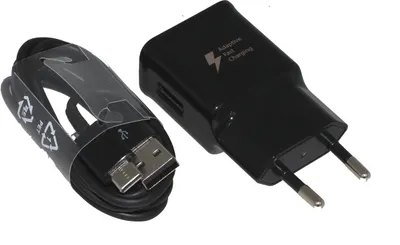 Produktbild von Schnell-Ladegerät für Original Samsung A52s 5G + 1,5m schwarz Typ-C Datenkabel 2A 15W Netzteil 2000mAh Auf-ladekabel Travel Charger + Hakai Pad