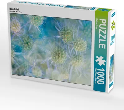 Produktbild von Calvendo Blaudistel 1000 Teile Puzzle quer 640x480mm, Cross Martina; 7328400