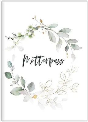 Produktbild von Famanu Mutterpasshülle für das deutsche Mutterpass | Hochwertige Schutzhülle | Personalisierte Mutterpasshülle