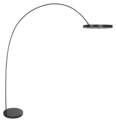 Produktbild von Stehlampe - schwarz - Luna-Arc - kunststoff metall - bogenlampe - LED - 4324ZW - Mexlite