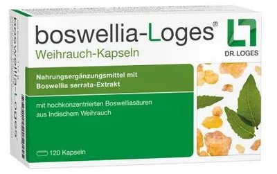 Zdjęcie produktu dla Boswellia-Loges kapsułki z kadzidłowcem 120 kapsułek