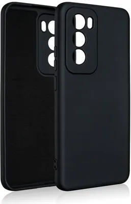 Produktbild von Beline Silikonhülle Oppo Reno 12 5Gschwarz/Schwarz