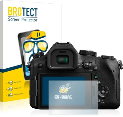Produktbild von 2x Für Panasonic Lumix DMC-FZ2000 Schutzfolie BROTECT Displayschutz Display Schutz Folie Klar Transparent