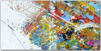 Produktbild von Coloray Bild aus Glas 140x70 wanddekoration wohnzimmer glasblock mit bild gehärtetes Glas Dekoration Küche - Flecken-Kunst